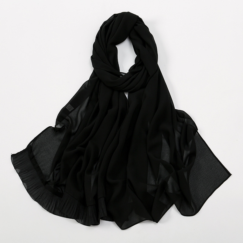 Black   black pleats
