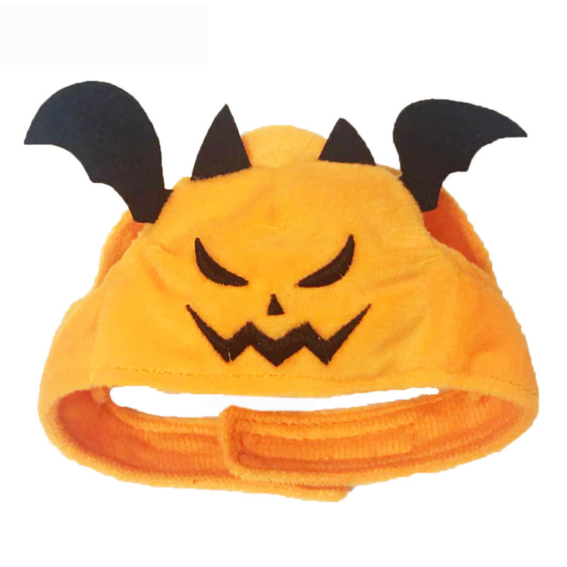 Pumpkin hat bat horn