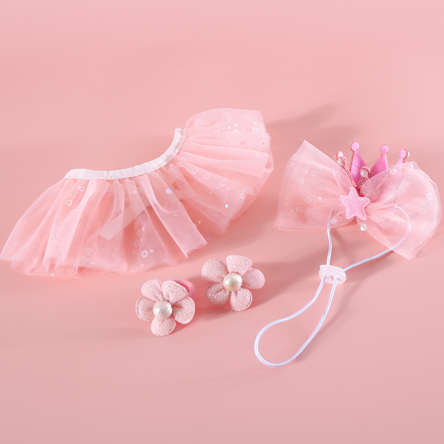 Pink Crown 3-piece Set (PVC box) M