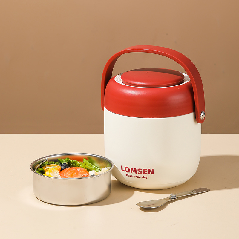 Red -1.3 L (including 304 folding spoon)