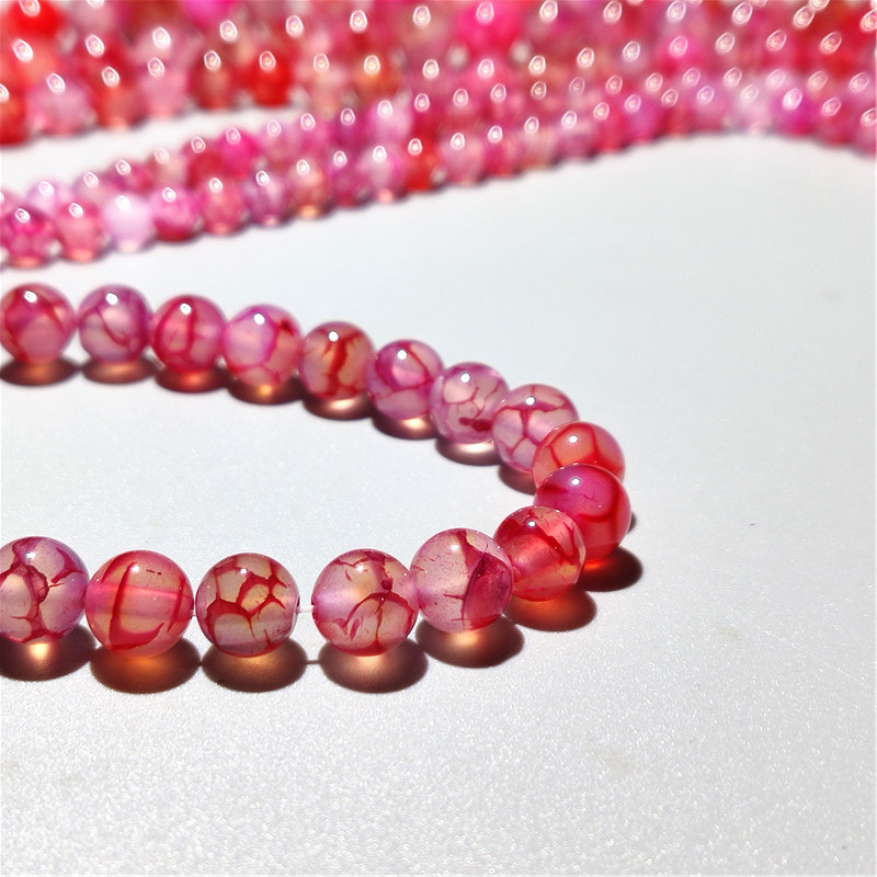 Rose red 8mm(about 48 PCs)