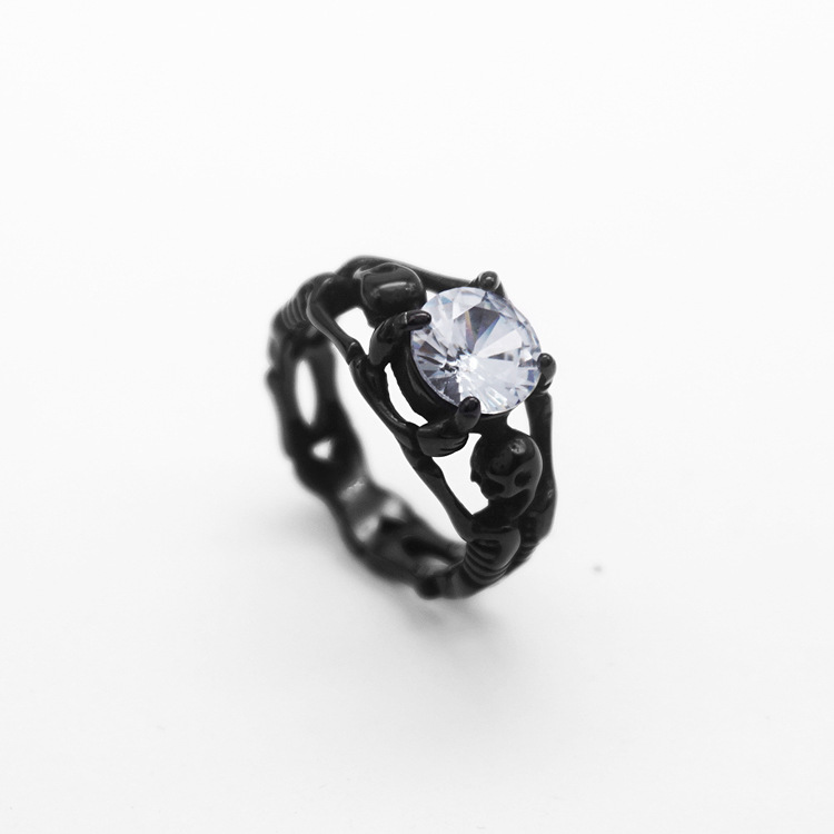 Black white diamond US Size #7