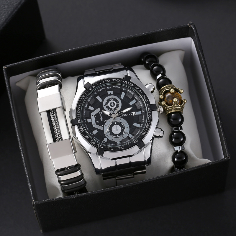 H watch, bracelet and box