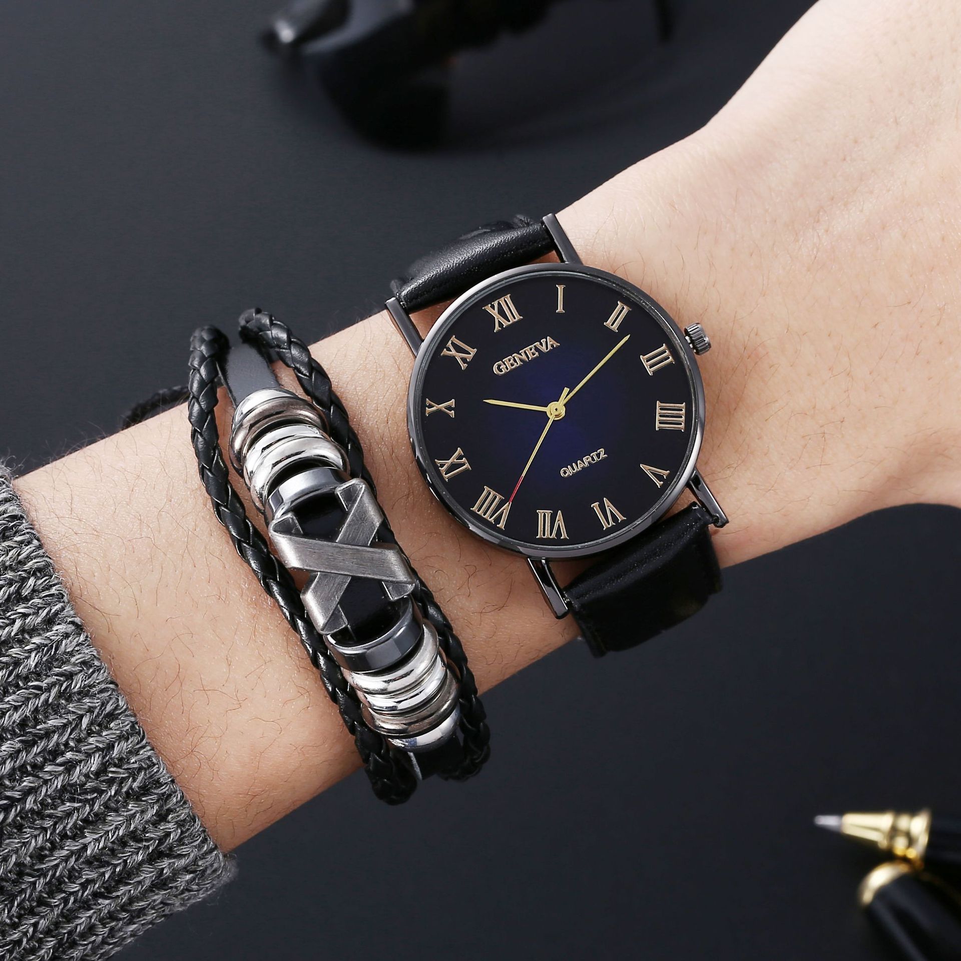 4 watch and bracelet