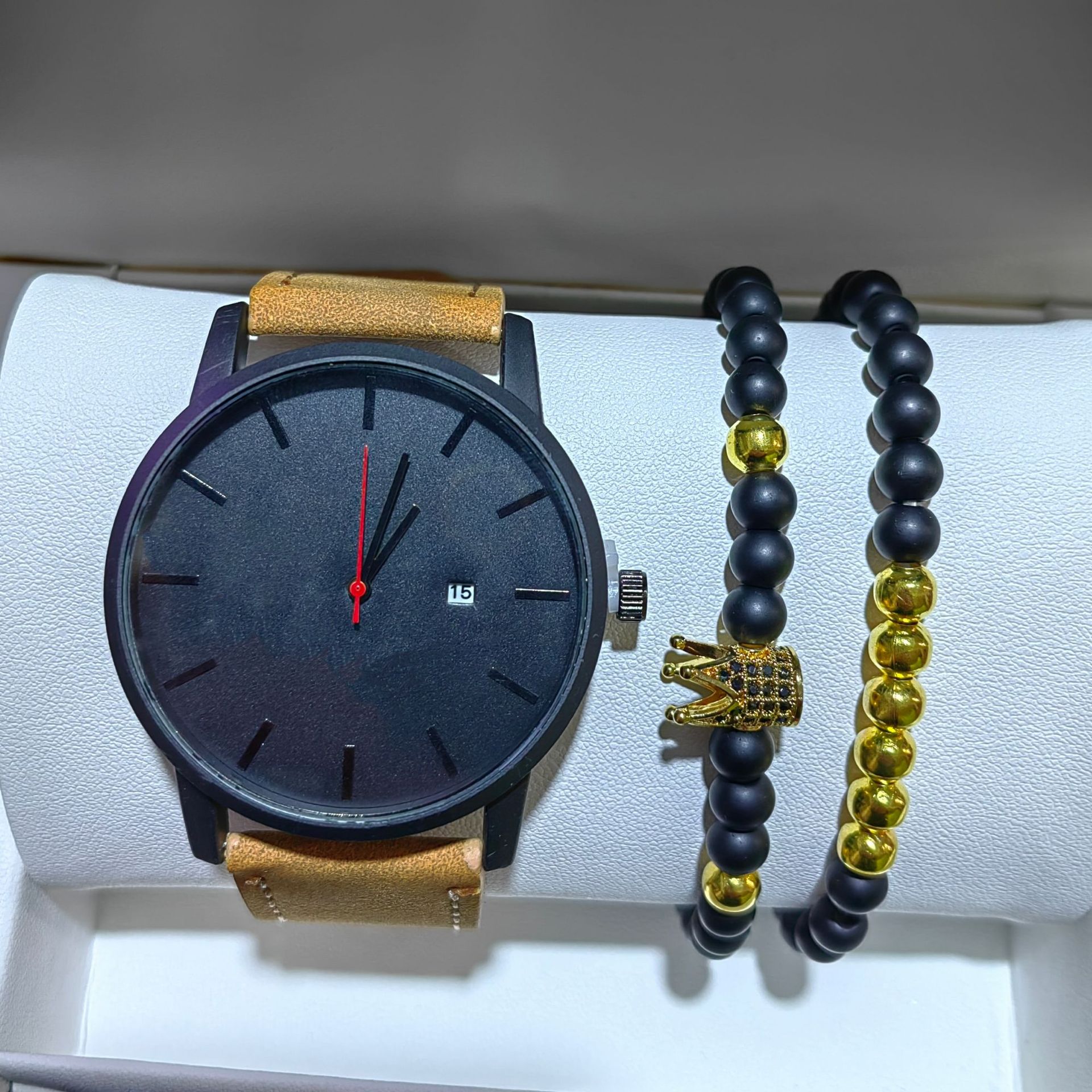 B  watch and bracelet