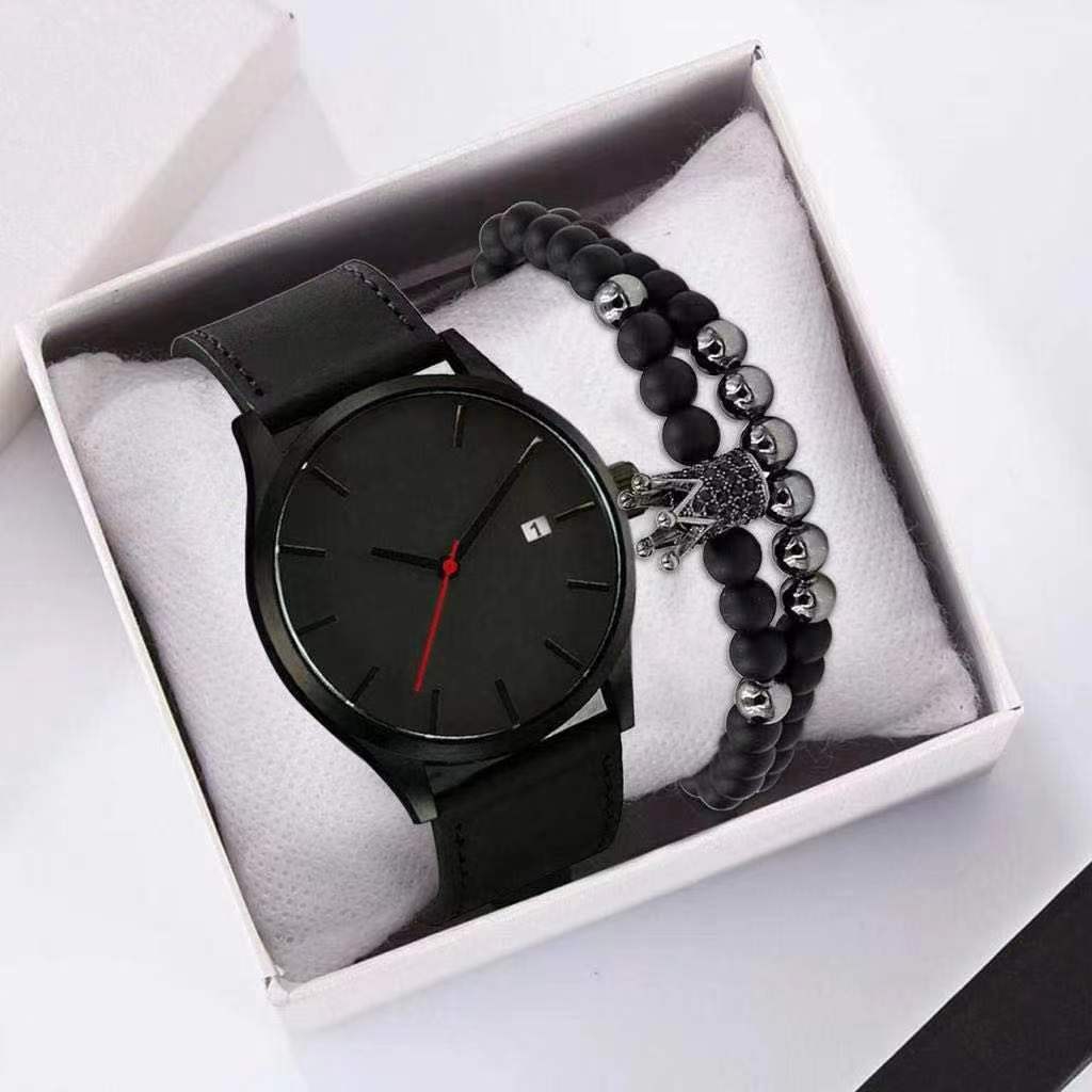 C  watch, bracelet and box