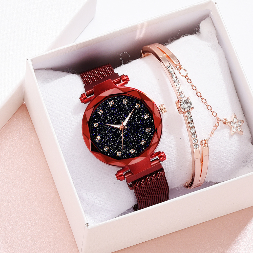 M  watch, bracelet and box