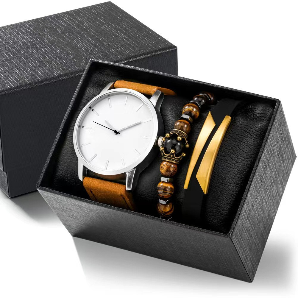 H  watch, bracelet and box