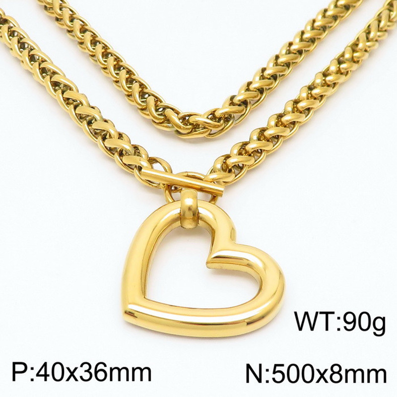 Gold necklace KN235526-Z