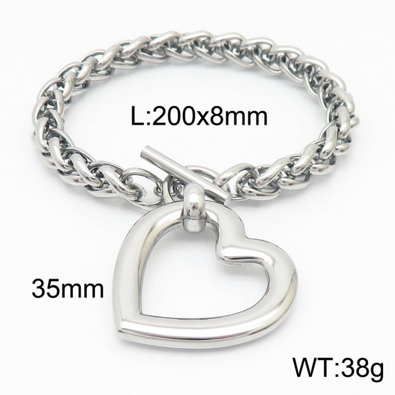 2:Steel bracelet KB168186-Z