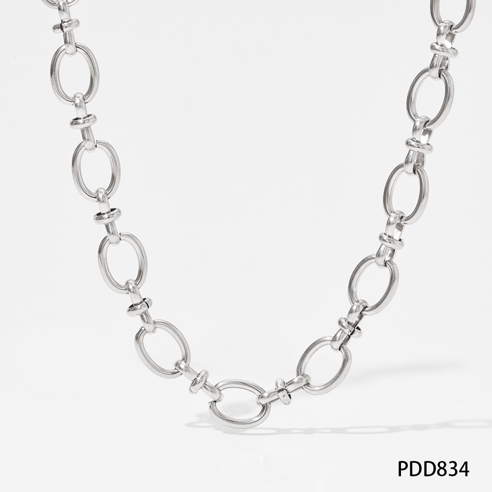 2:Silver necklace 41cm tail chain 6cm