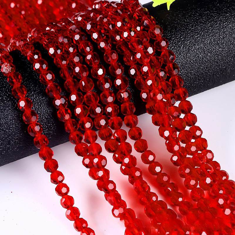 crystal red 2mm about 160pcs