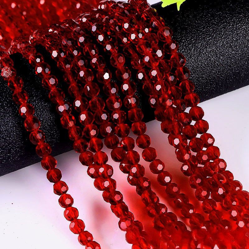 deep red 2mm about 160pcs