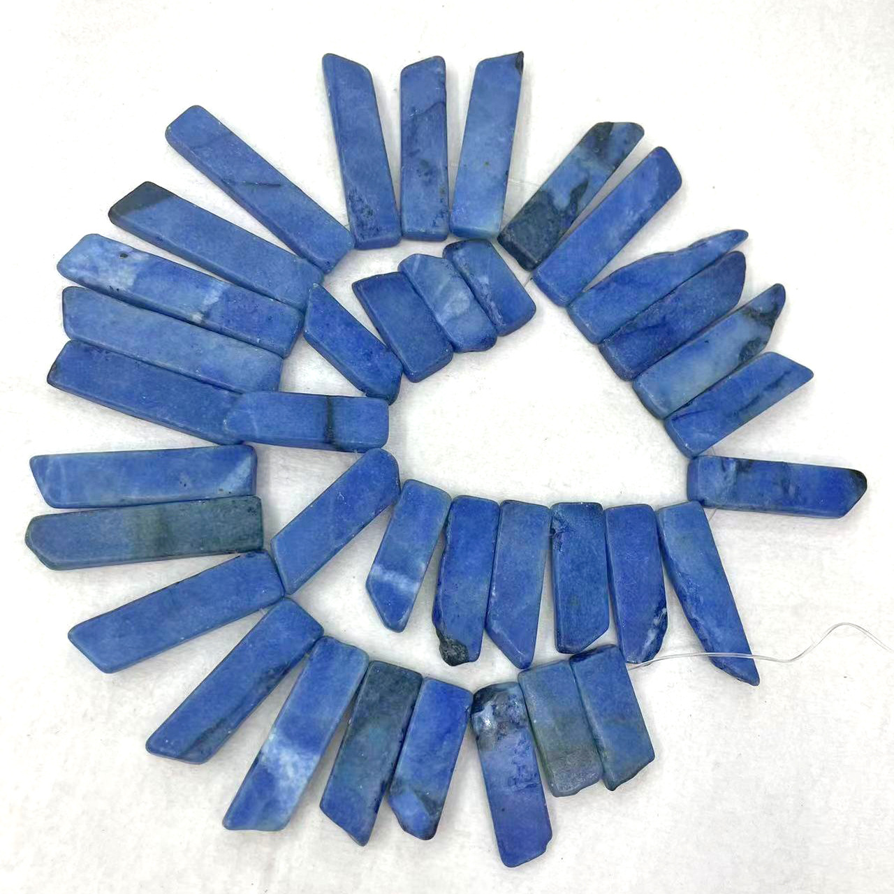 Blue quartz stone