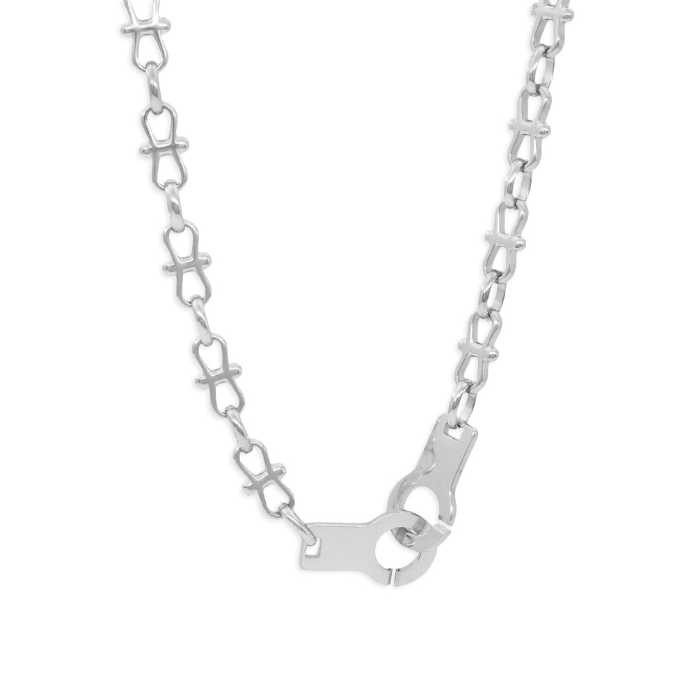 Steel necklace 45cm