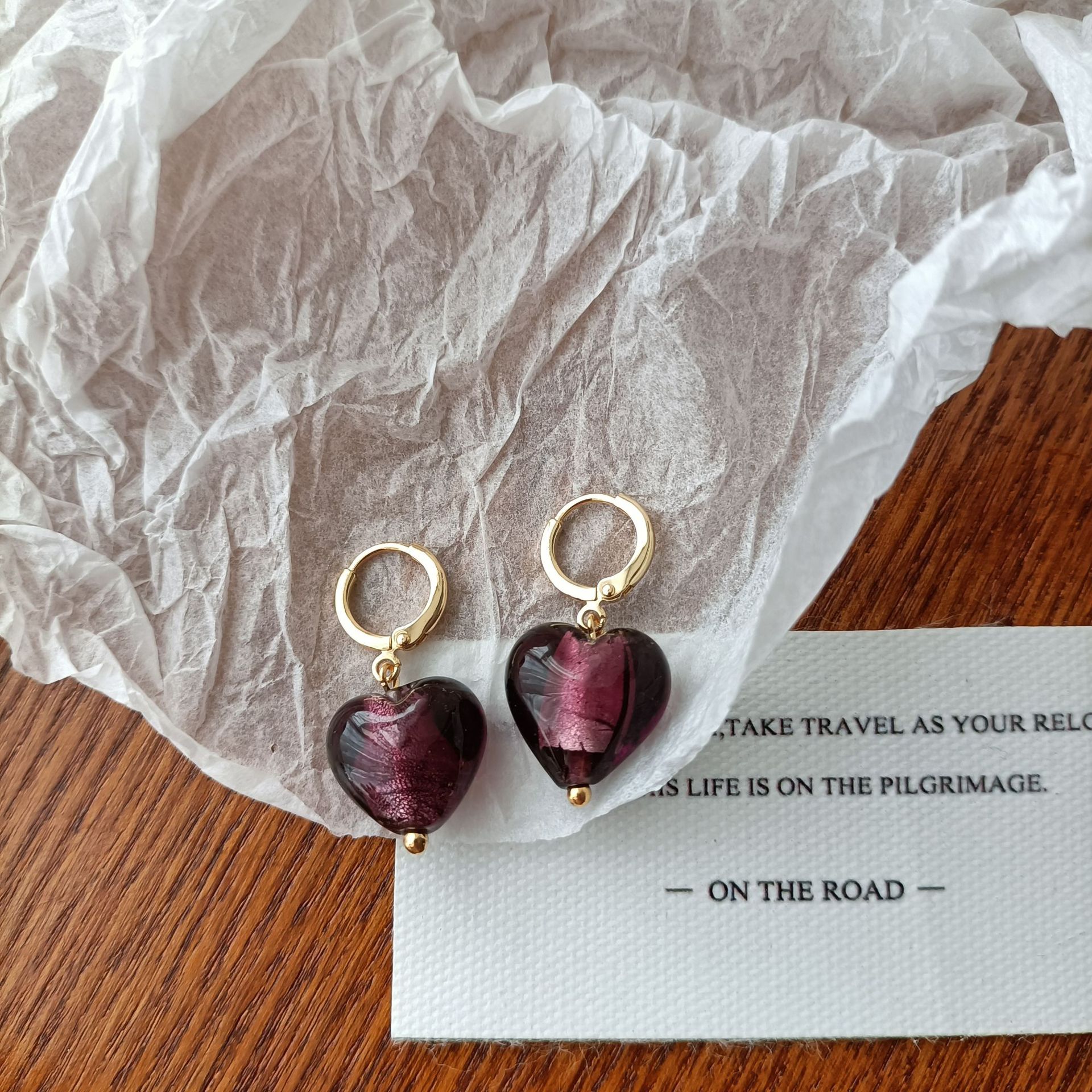 3:Purple earrings