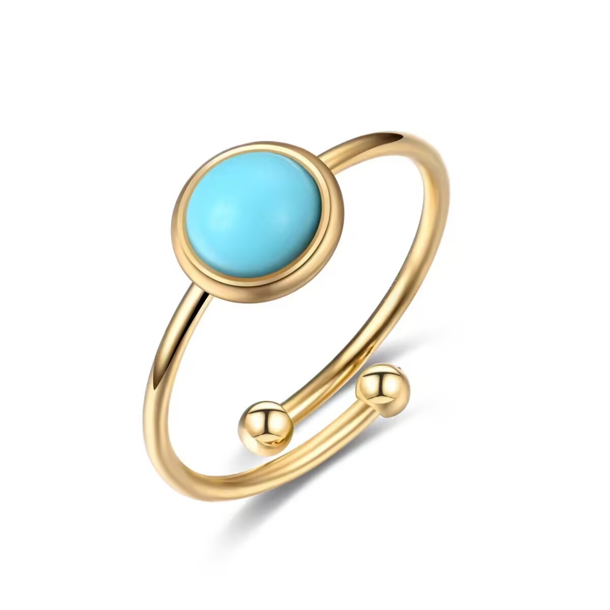 Gold-blue turquoise