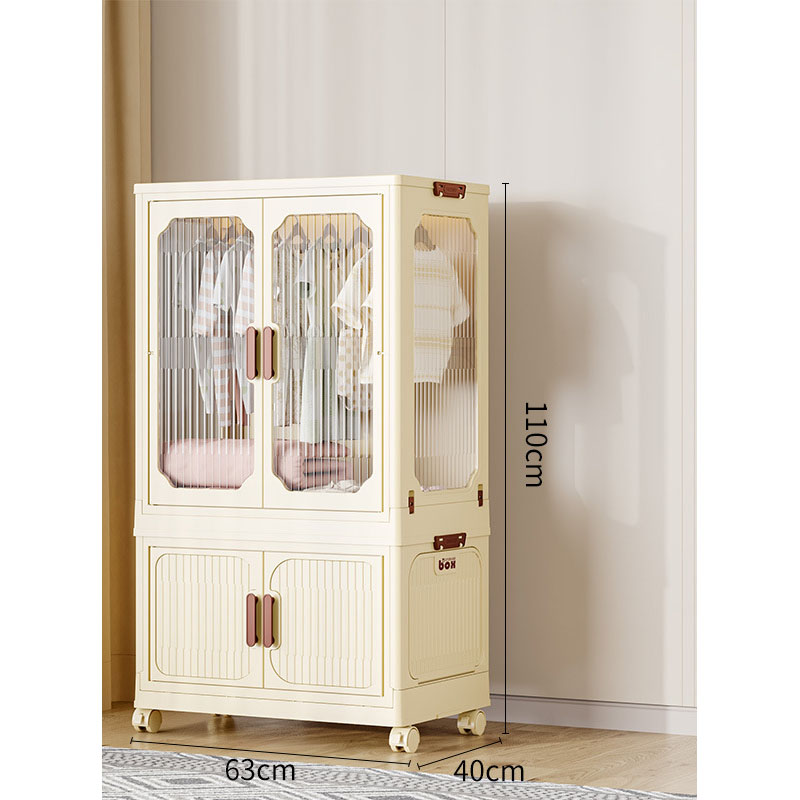 63cm wide one layer wardrobe   one layer folding cabinet