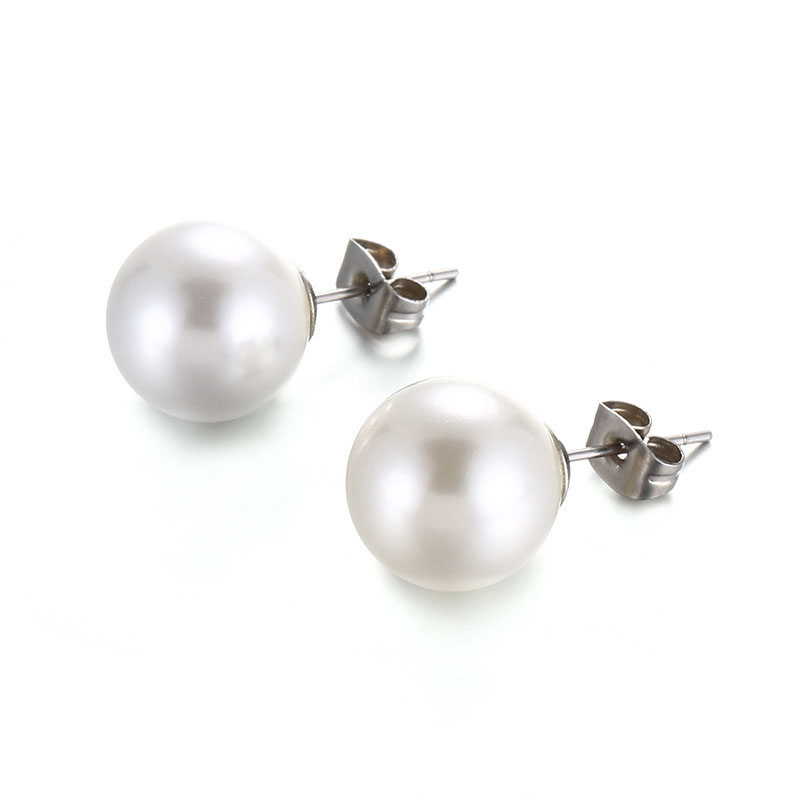 Steel earrings KE49626-Z