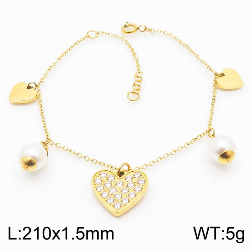 Gold bracelet KB168269-KLX