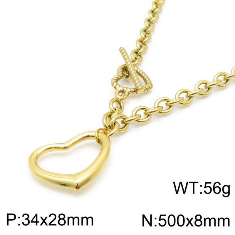 Gold necklace KN118373-Z