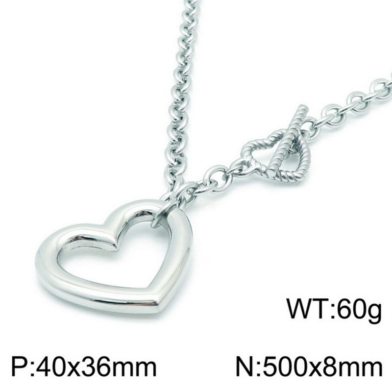 6:Steel necklace KN118372-Z
