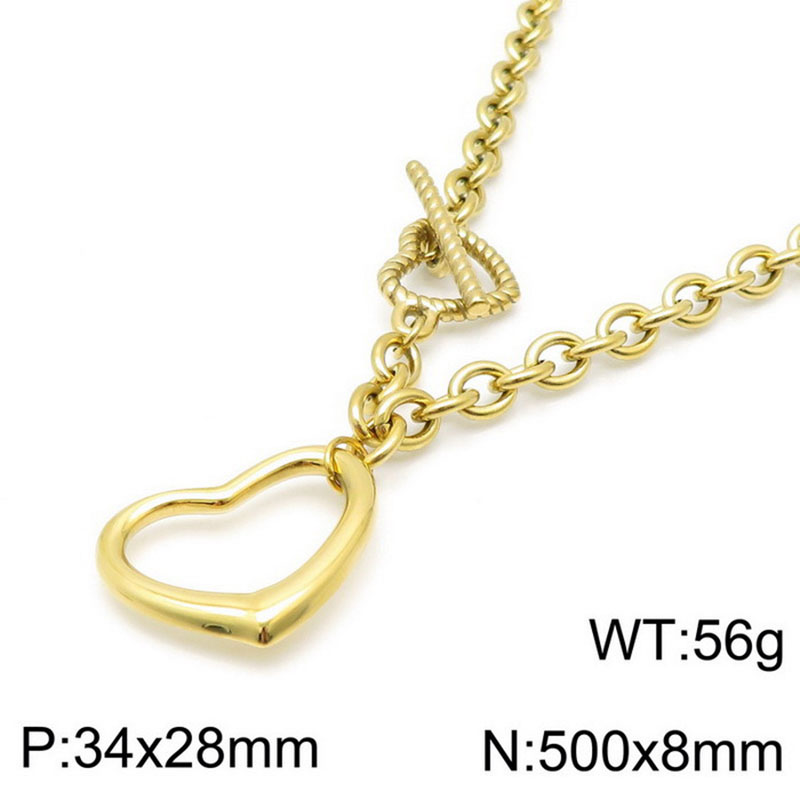 Gold necklace KN118373-Z