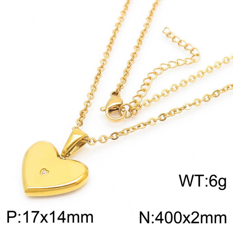 Gold necklace KN236635-KPD