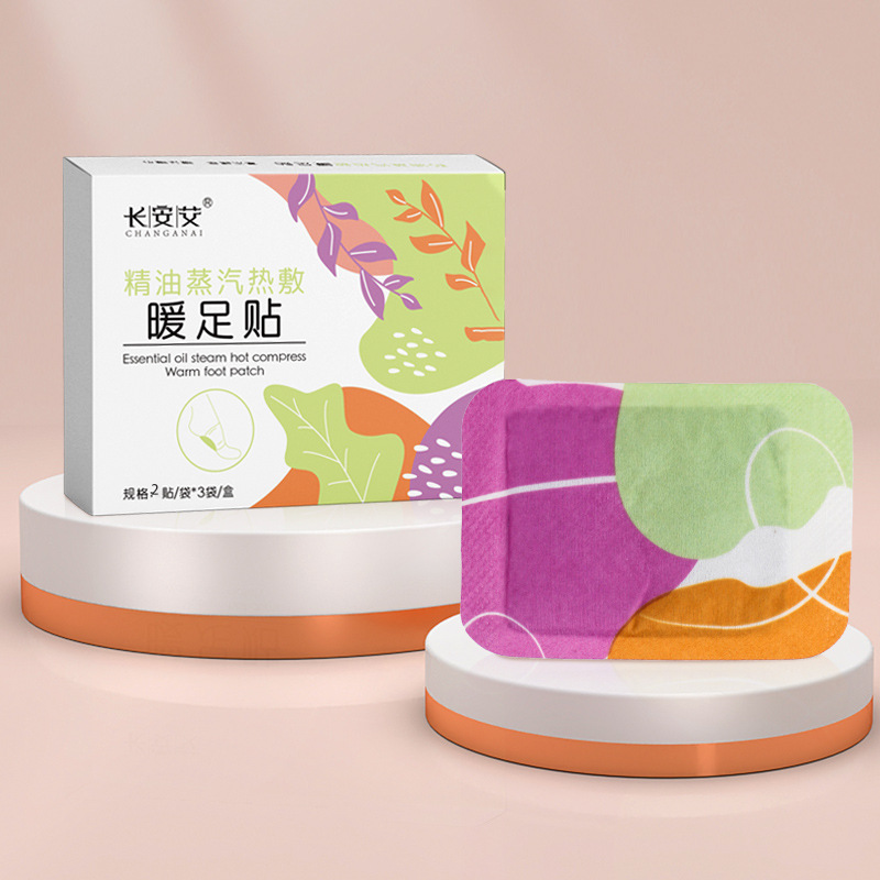 Plant Essential Oil Steam Warm Foot Patch [6 pieces/box ]