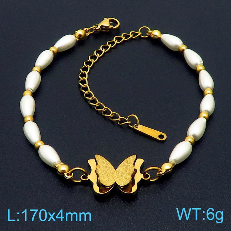 Gold bracelet KB169428-KSP