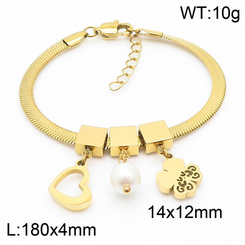 KB169690-KFC bracelet Gold