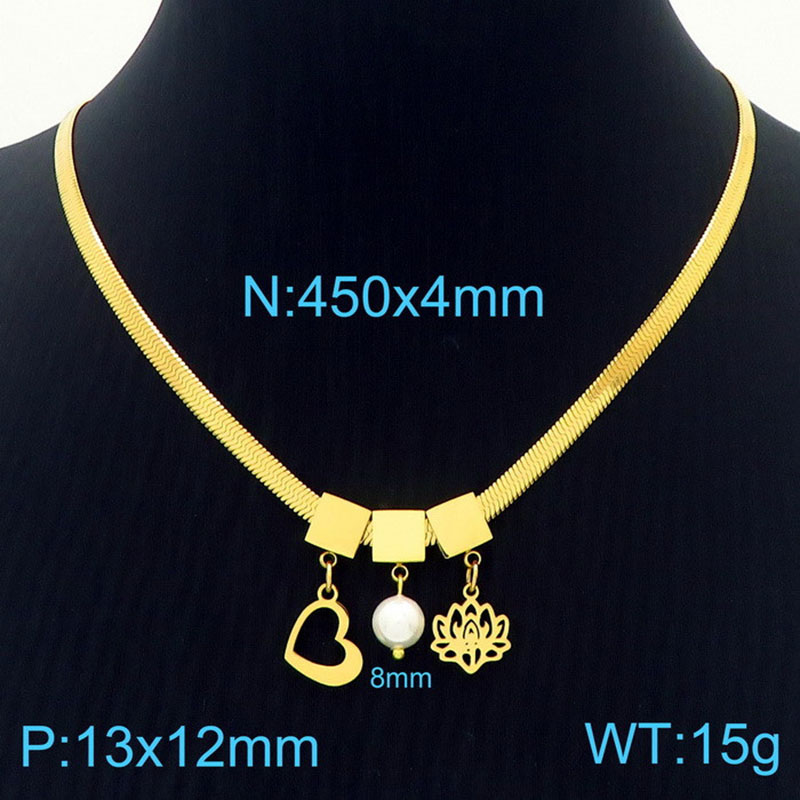 KN233830-KFC Necklace Gold