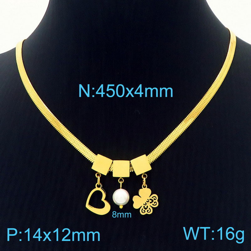 KN233831-KFC Necklace Gold