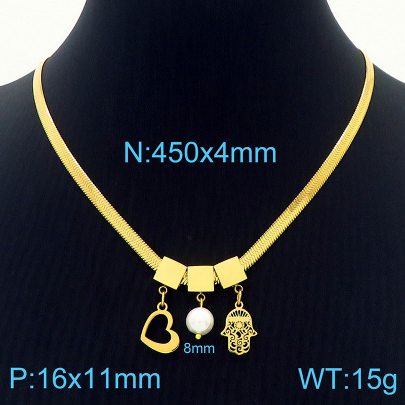 KN233839-KFC Necklace Gold