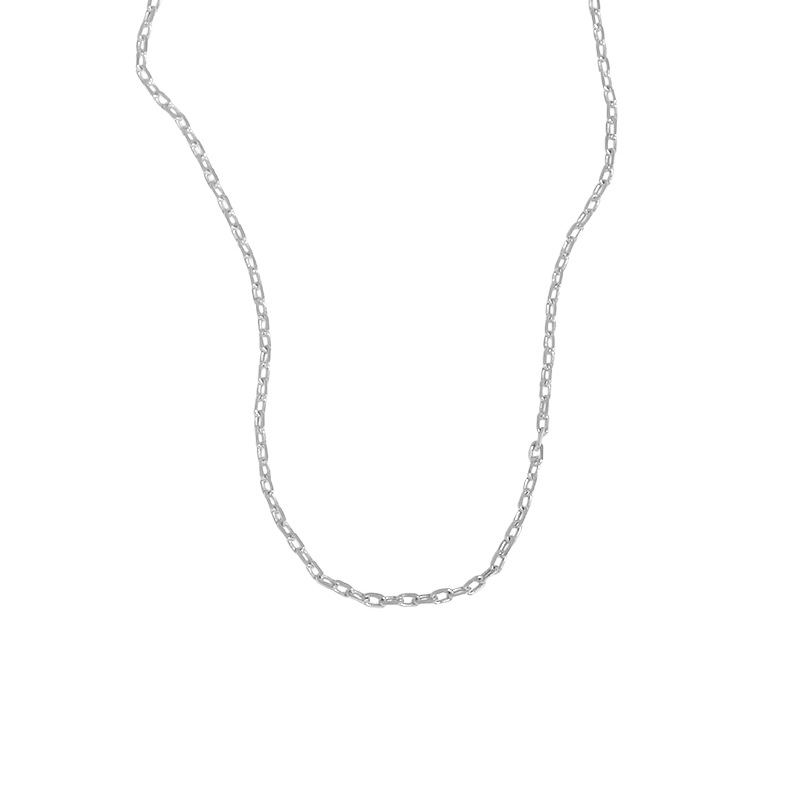 silver necklace 390mm