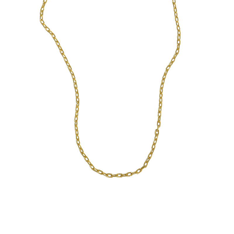 28:gold necklace 390mm