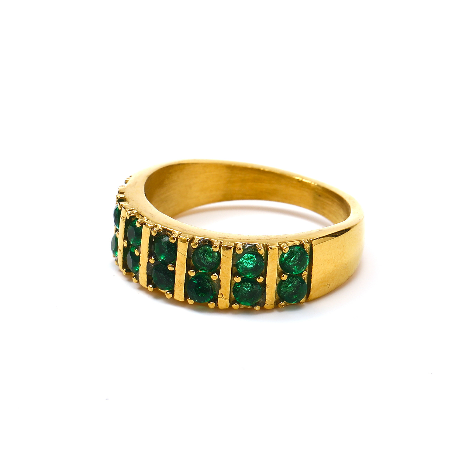 5:Gold green diamond