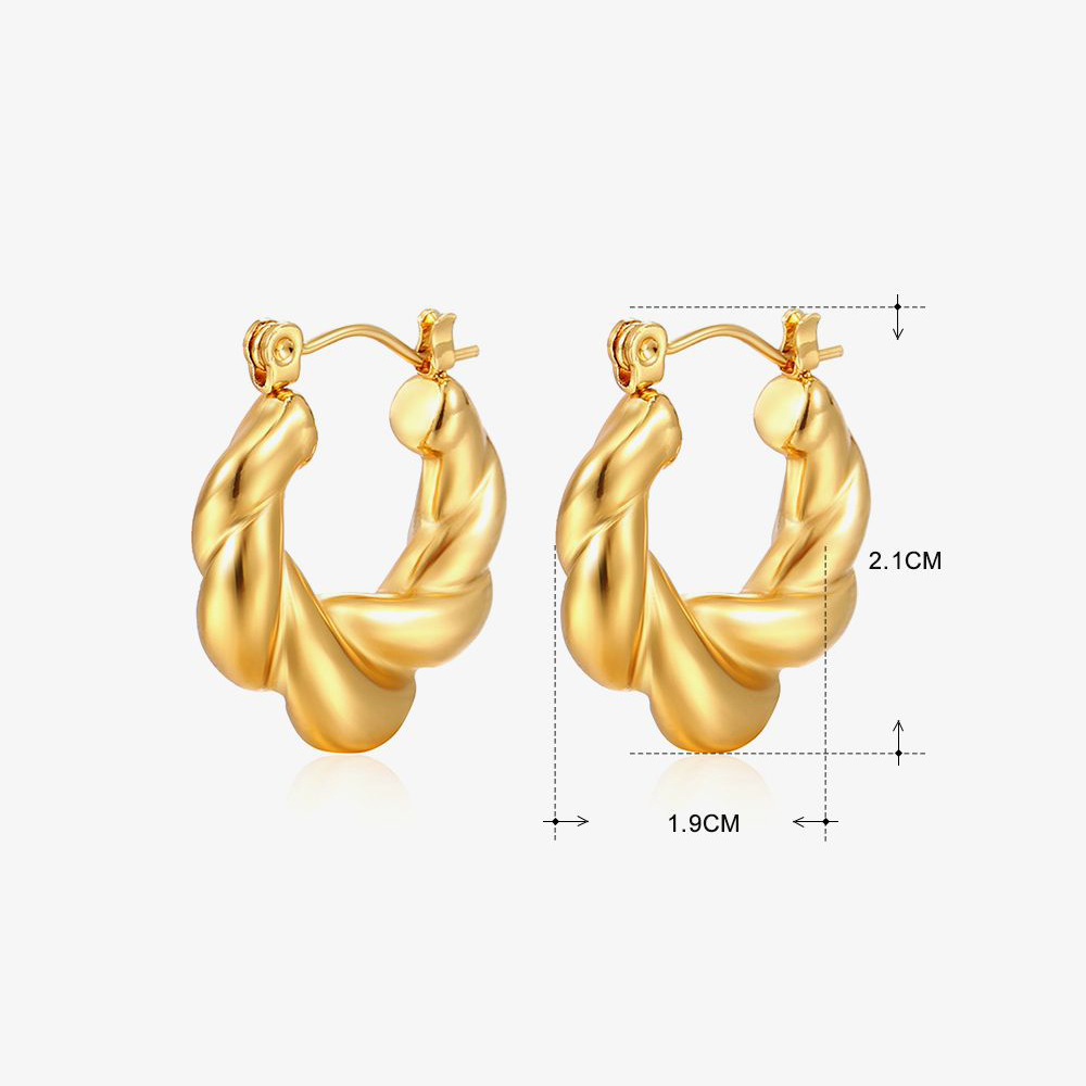 1:Gold Earrings 370