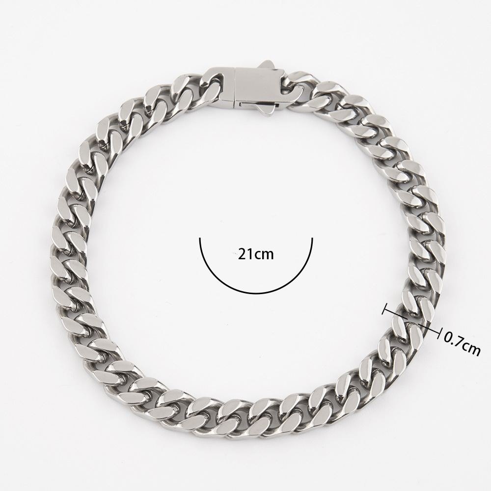 1:Bracelet model 0.7*21CM