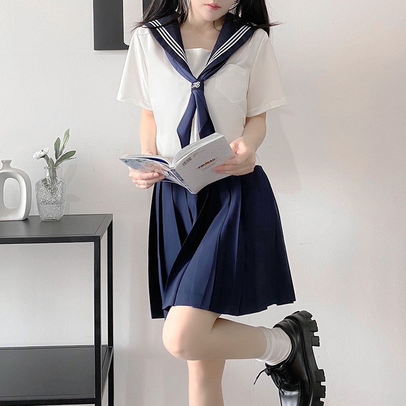Short sleeve skirt scarf skirt length 43