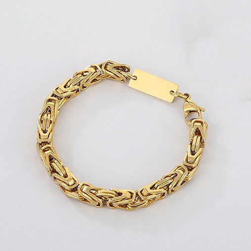 4:Bracelet - Gold (width 6mm, length 20cm)