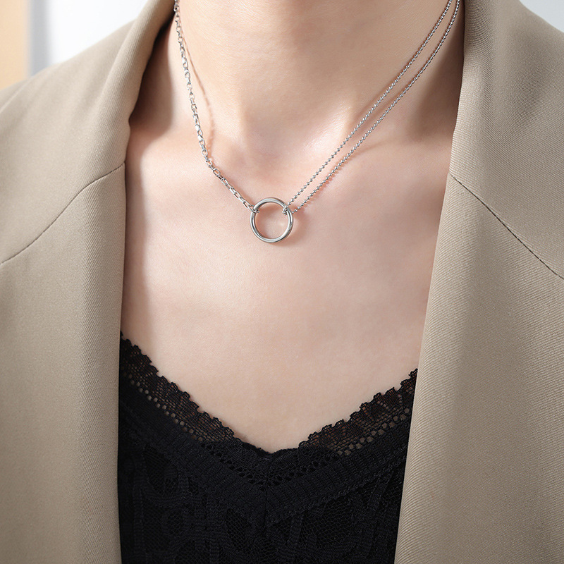 P461- Steel necklace