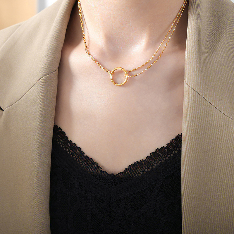 P461- Gold necklace