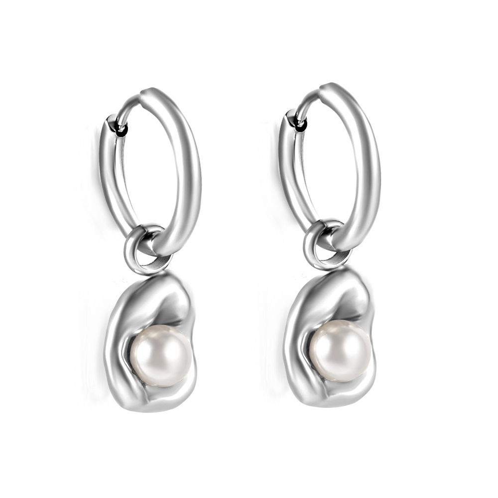 Special-shaped white pearl steel color