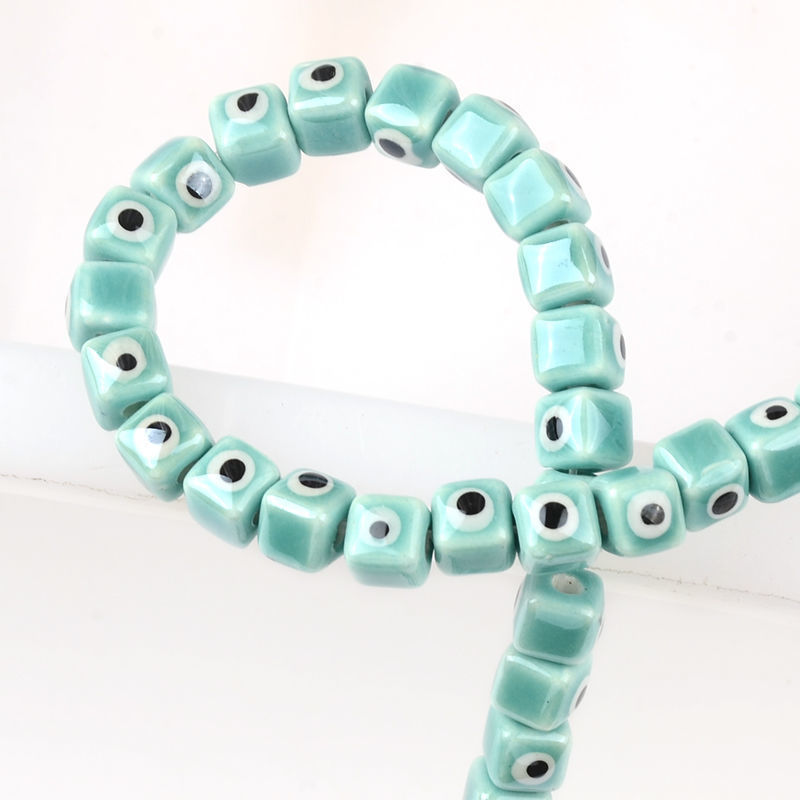 Turquoise color 8*8mm