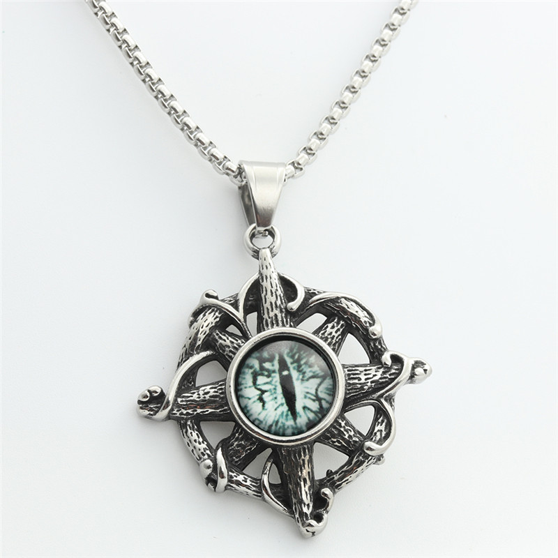5:Green Eye Pendant (without chain