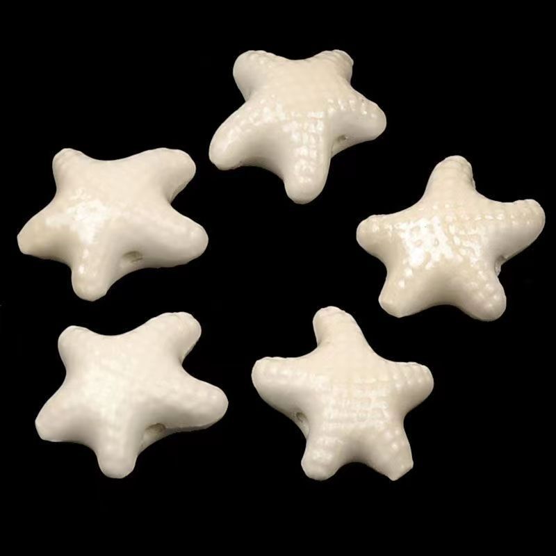 white Small starfish 【6*10*12mm】