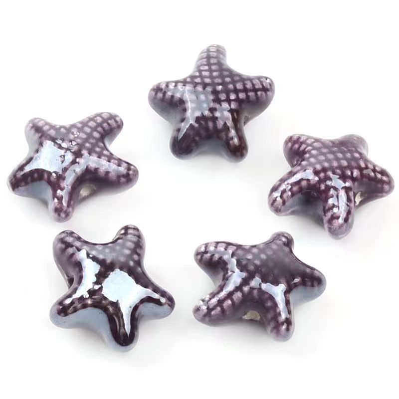 dark purple Small starfish 【6*10*12mm】