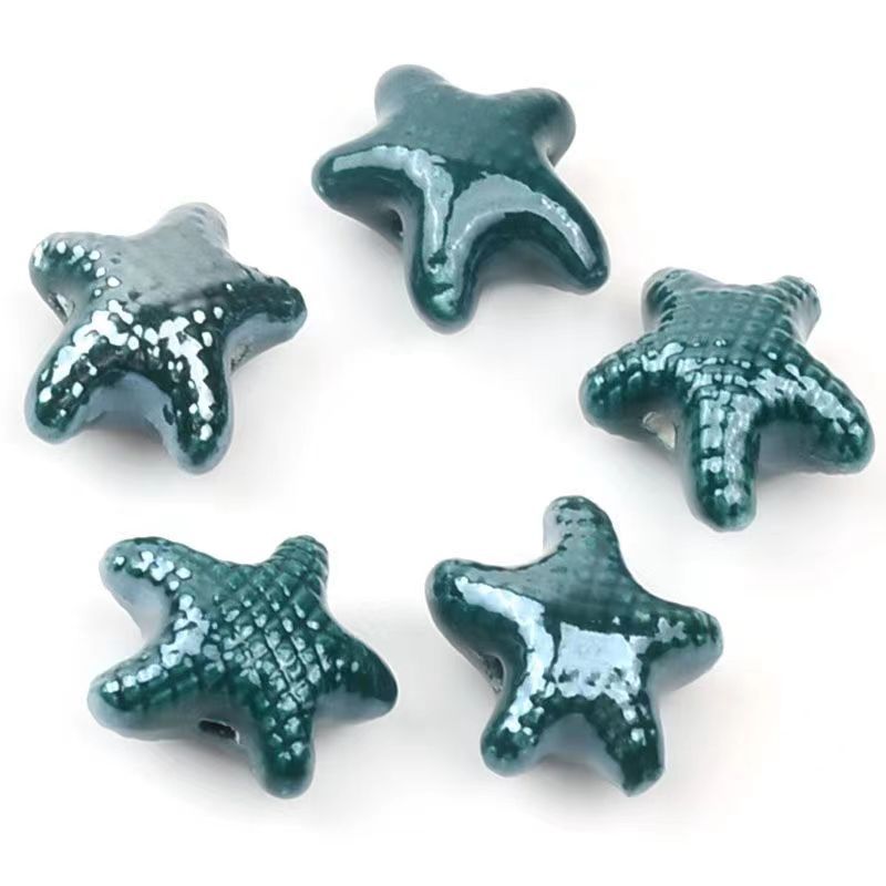deep green Small starfish 【6*10*12mm】