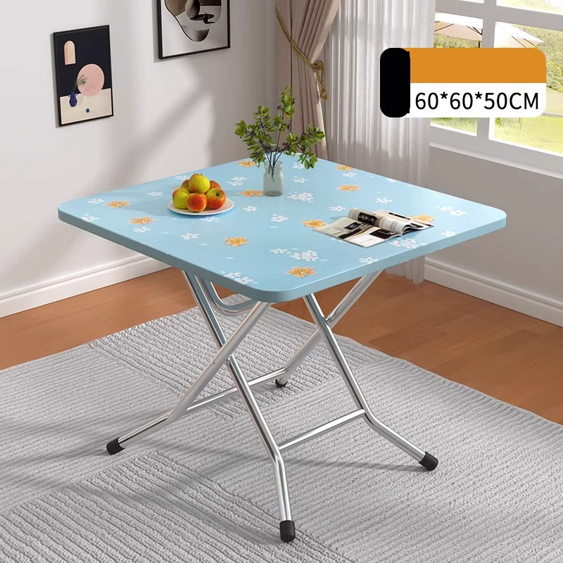 Blue flower 60*60*50 square table